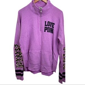 Victoria’s Secret Pink Leopard Logo Sweater